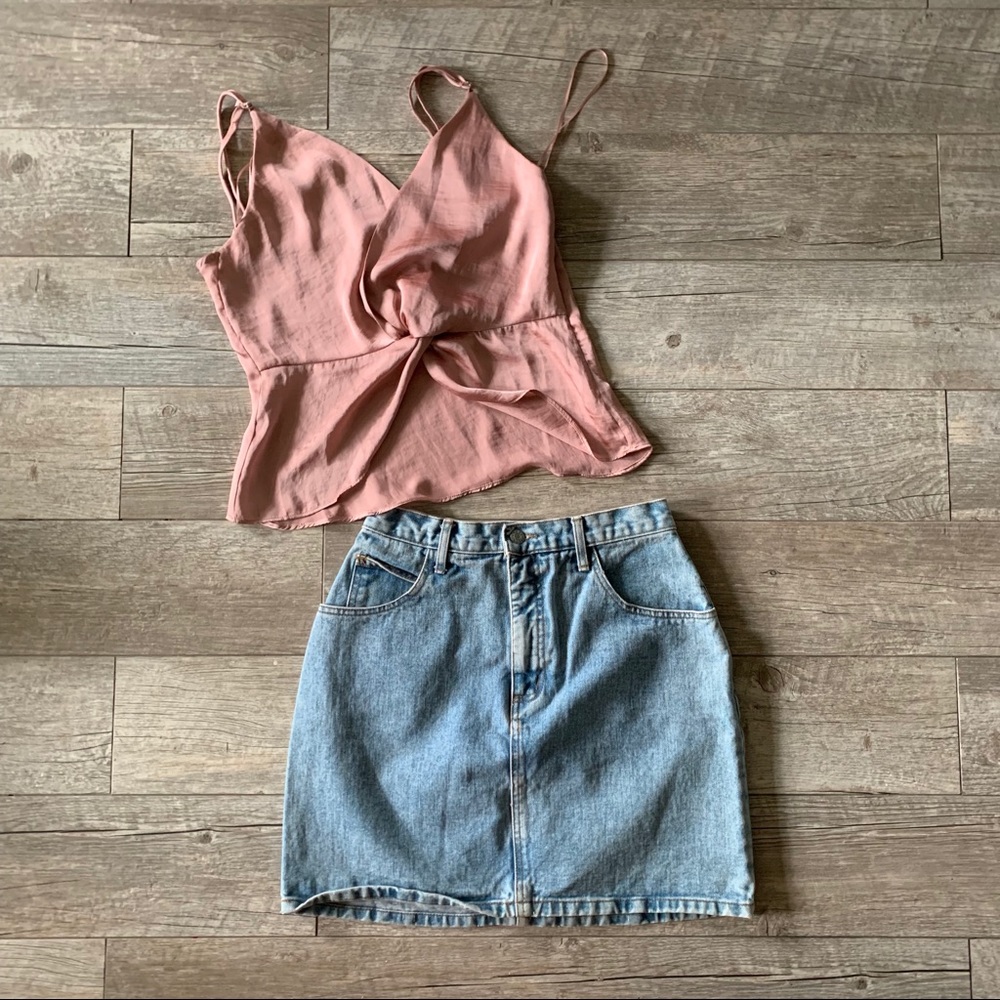 Cotton candy LA pink slip tank top